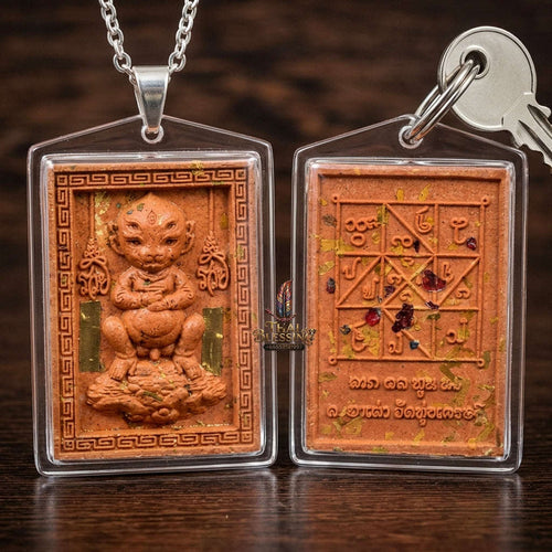 Supreme Phaya Si Hu Ha Ta "Sacred Relic Stone Powder & Gemstones" Amulet - Khru Ba Tao Wat Thung Setthi (Wat Ubosot Ban Lao) 2025 (Master Relic Edition) Thai Blessing Co By RURUECHA