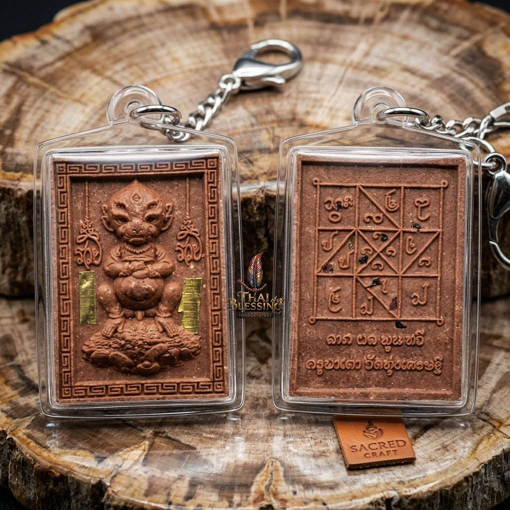 Supreme Phaya Si Hu Ha Ta "Sacred Takien Wood Powder & Gemstones" Amulet - Khru Ba Tao Wat Thung Setthi (Wat Ubosot Ban Lao) 2025 (Master Edition) Thai Blessing Co By RURUECHA