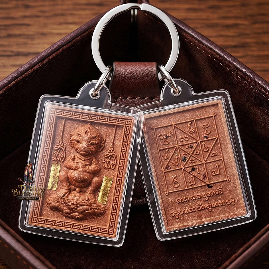 Supreme Phaya Si Hu Ha Ta "Sacred Takien Wood Powder & Gemstones" Amulet - Khru Ba Tao Wat Thung Setthi (Wat Ubosot Ban Lao) 2025 (Master Edition) Thai Blessing Co By RURUECHA