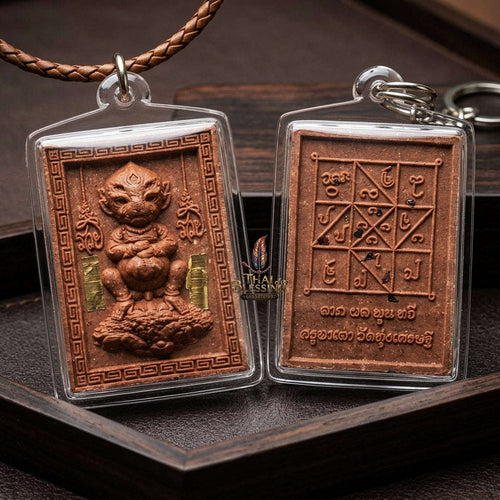 Supreme Phaya Si Hu Ha Ta "Sacred Takien Wood Powder & Gemstones" Amulet - Khru Ba Tao Wat Thung Setthi (Wat Ubosot Ban Lao) 2025 (Master Edition) Thai Blessing Co By RURUECHA