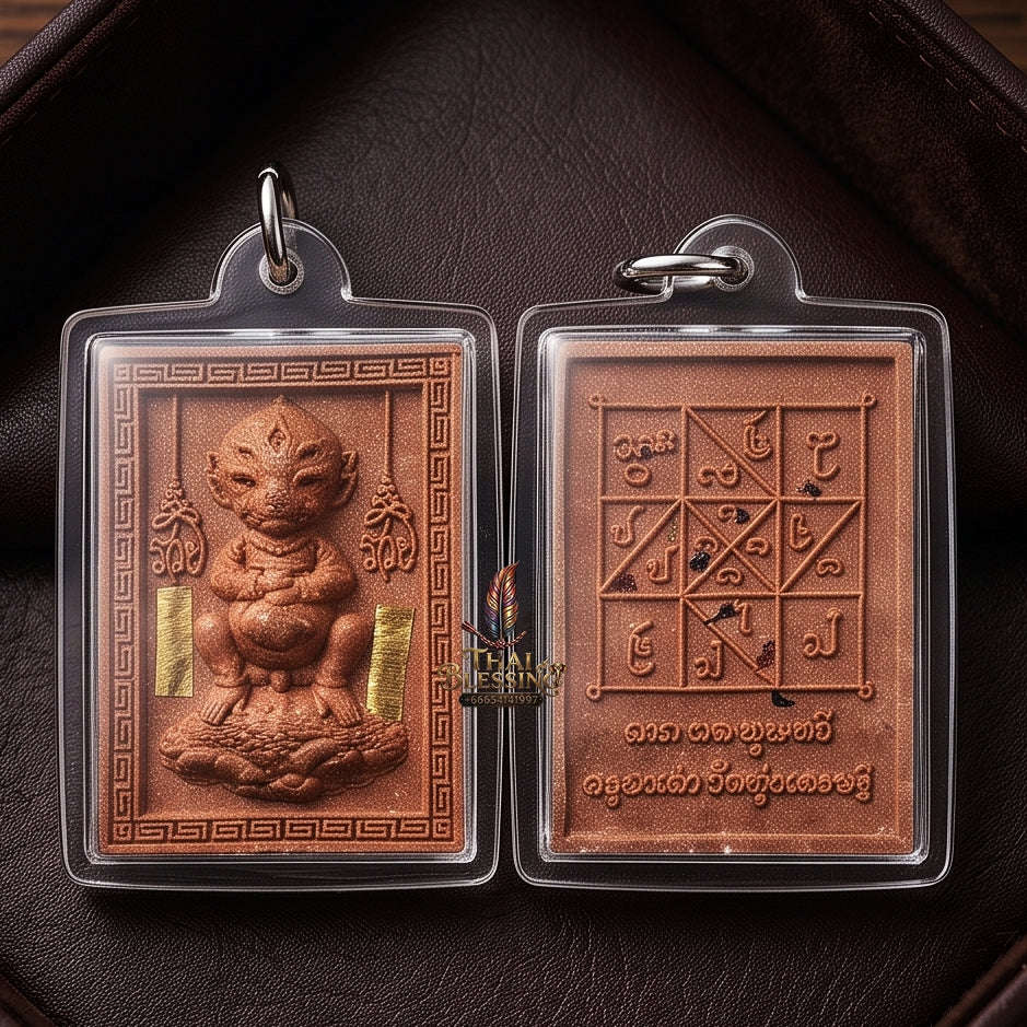 Supreme Phaya Si Hu Ha Ta "Sacred Takien Wood Powder & Gemstones" Amulet - Khru Ba Tao Wat Thung Setthi (Wat Ubosot Ban Lao) 2025 (Master Edition) Thai Blessing Co By RURUECHA