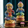 Supreme Phaya Si Hu Ha Ta "Thrap Mongkhon" (Auspicious Treasure) 7-Inch Altar Statue - Phra Khru Palat Thanaphat Wat Thammachai Mongkhon 2025 (Master Bucha Edition) Thai Blessing Co By RURUECHA