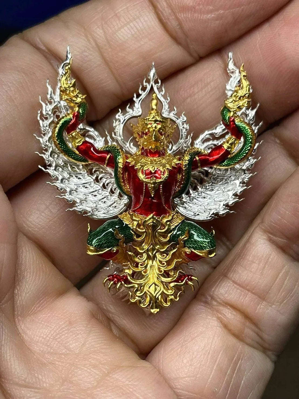 ✨ Supreme Phaya Subwannaphat Garuda – 100‑Year Fortune, Rank & Prestige Power Amulet by Luang Pho Phat (First Buddhist‑Art Garuda Edition, Wat Huai Duan)