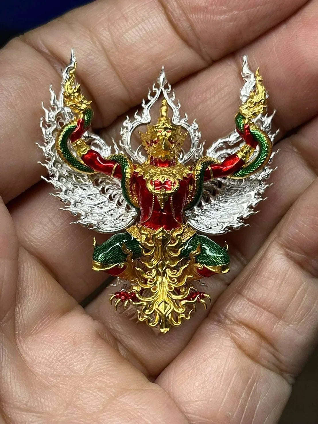 ✨ Supreme Phaya Subwannaphat Garuda – 100‑Year Fortune, Rank & Prestige Power Amulet by Luang Pho Phat (First Buddhist‑Art Garuda Edition, Wat Huai Duan)