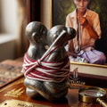 Supreme Pho Pu Khru Noi Tan "In Koo" Sacred Occult Lead Paired Lover Talisman - Chiang Mai 2017/2561 (Master Love & Wealth Edition) Thai Blessing Co By RURUECHA