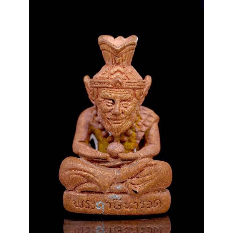 Supreme Ruesi Narot Amulet for Spiritual Protection and Enhanced Wisdom Fire primer