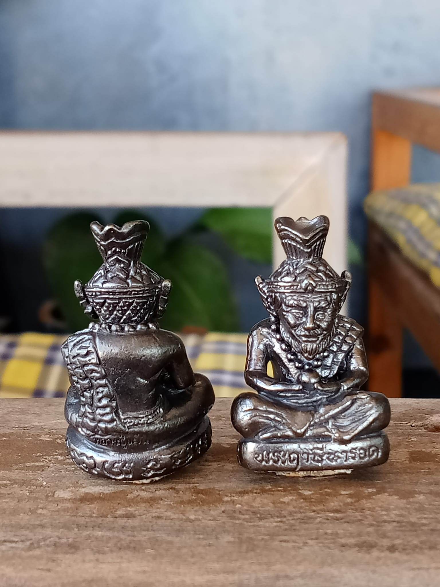 Supreme Ruesi Narot amulet statue in detailed design, symbolizing protection and prosperity in homes