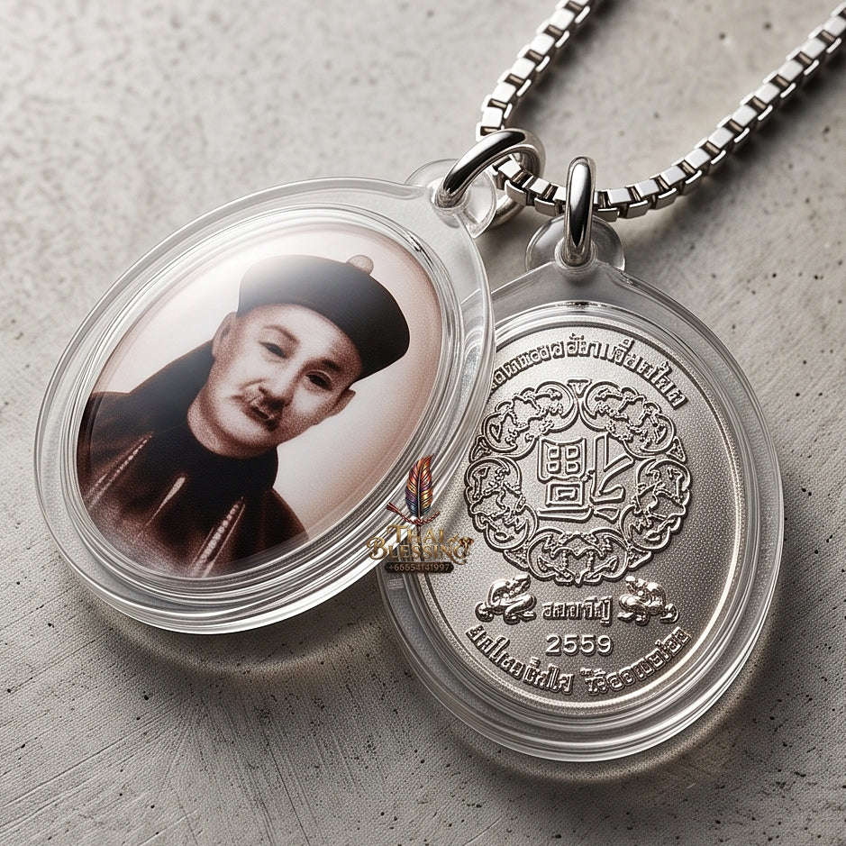 Supreme Speculative Luck & Financial Abundance Master-Edition Locket Chao Pho Yi Ko Hong "Ruay U Fu" Edition Wat Tha Sao & Wat Pa Nong Lom Samnak Phet 2020 Thai Amulet Collectible Thai Blessing Co By RURUECHA