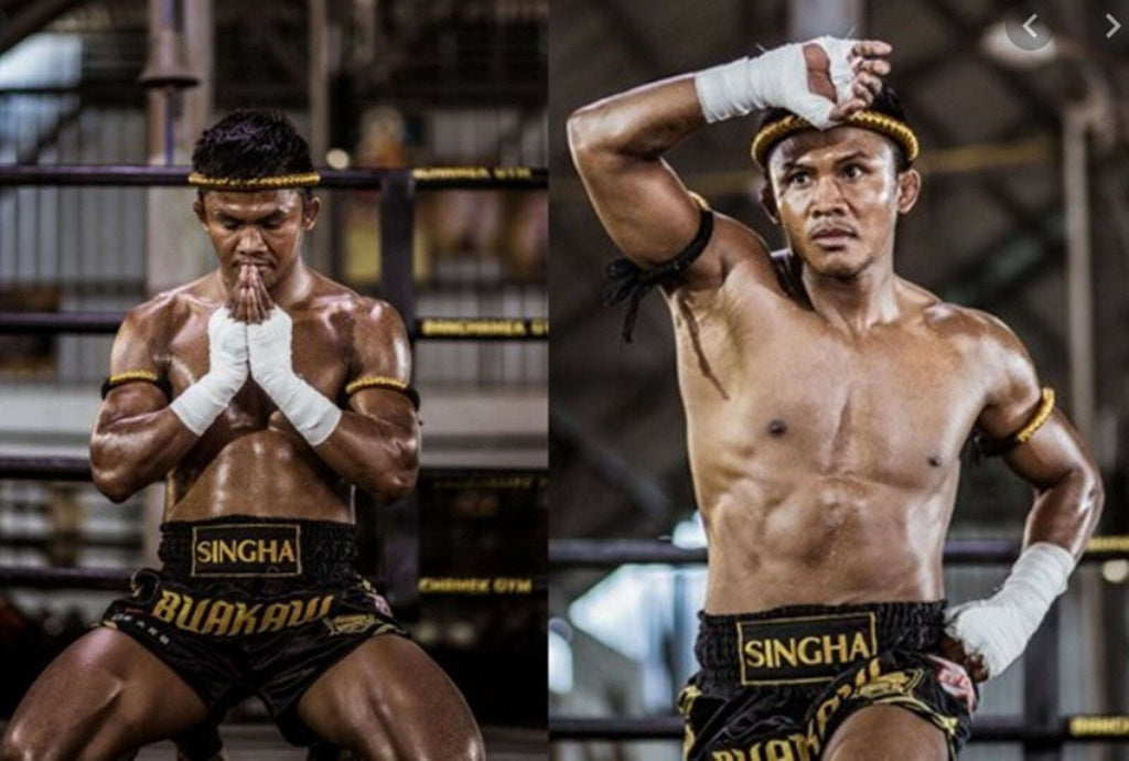 🥊 Supreme Warrior Spirit: Authentic Handmade Muay Thai Mongkhon & Dual Prajiad Sacred Set (Ancient Protection & Victory Blessing)