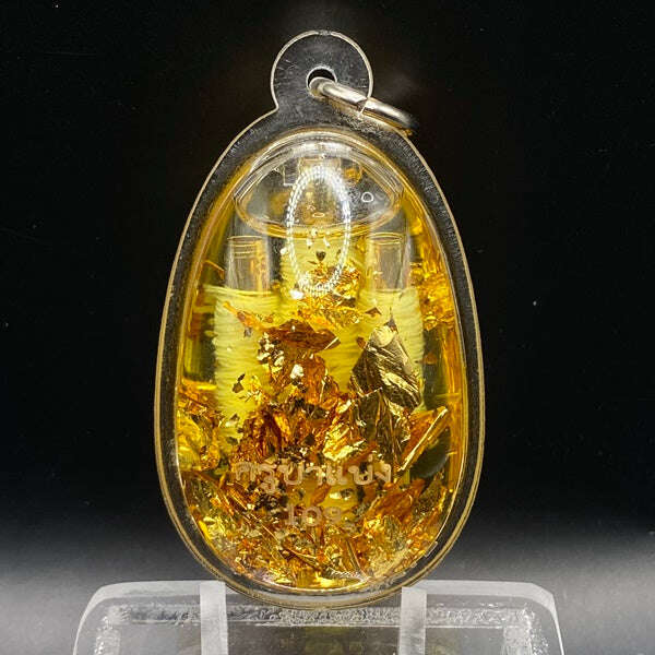 Takrud Sam Sian Thlom Bon Amulet - Moringa Parasitic Oil for Divine Protection and Fortune Default Title