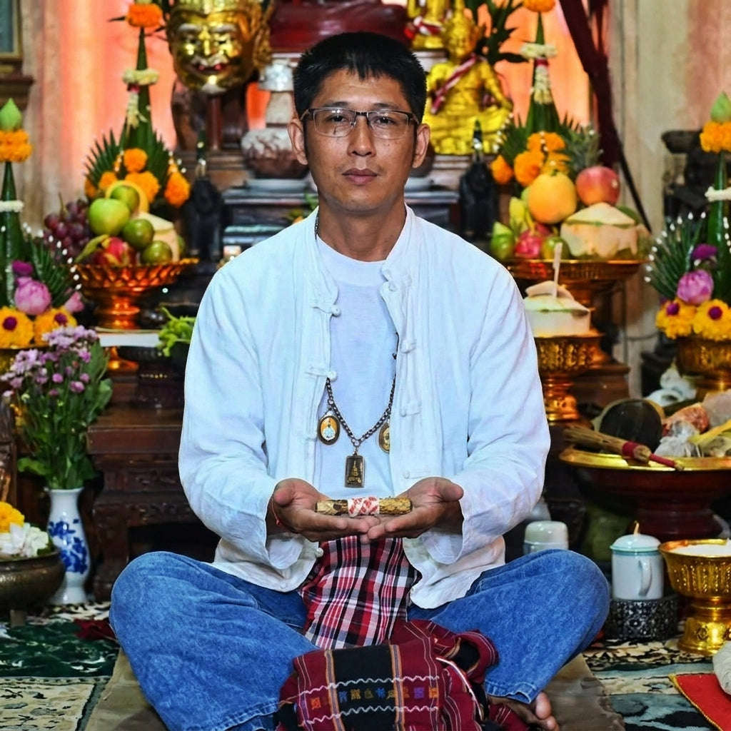 ✨ Takrut Maha Mon Phaya Ngu Lueam Luang (Great Python King Spell Takrut - Extreme Primal Seduction, Lust, & Wealth Attraction Edition) - Phor Kru Sangthong, Mueang Li