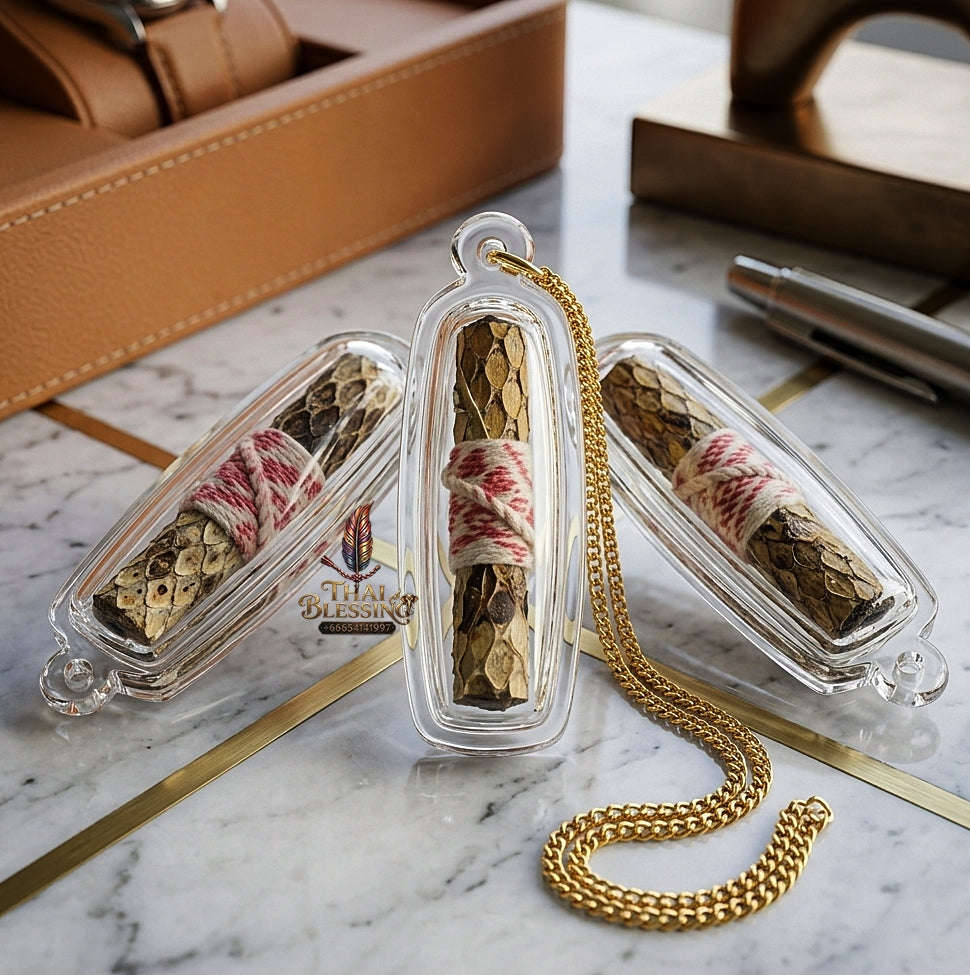 ✨ Takrut Maha Mon Phaya Ngu Lueam Luang (Great Python King Spell Takrut - Extreme Primal Seduction, Lust, & Wealth Attraction Edition) - Phor Kru Sangthong, Mueang Li