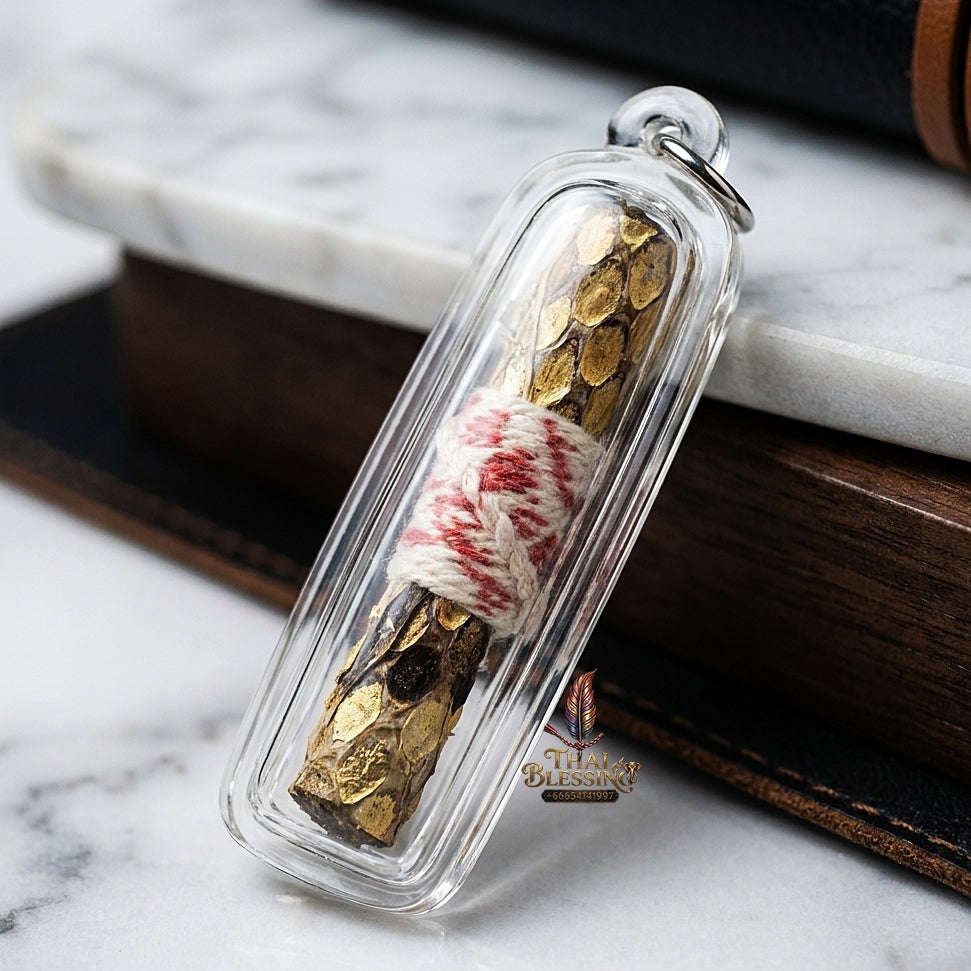 ✨ Takrut Maha Mon Phaya Ngu Lueam Luang (Great Python King Spell Takrut - Extreme Primal Seduction, Lust, & Wealth Attraction Edition) - Phor Kru Sangthong, Mueang Li