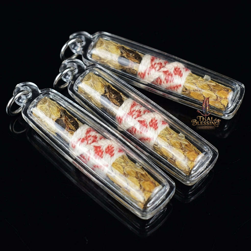 ✨ Takrut Maha Mon Phaya Ngu Lueam Luang (Great Python King Spell Takrut - Extreme Primal Seduction, Lust, & Wealth Attraction Edition) - Phor Kru Sangthong, Mueang Li