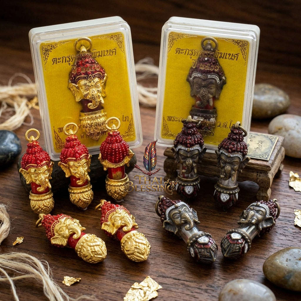 🔱 Takrut Phra Phikhanet (Embedded with Sacred Si Phueng & Yantra Plate): The Sovereign Destroyer of Obstacles & Grand Bestower of Success – The Ultimate Galactic Intelligence Matrix for Flawless Business Scaling & Omnipotent Trade Prosperity!