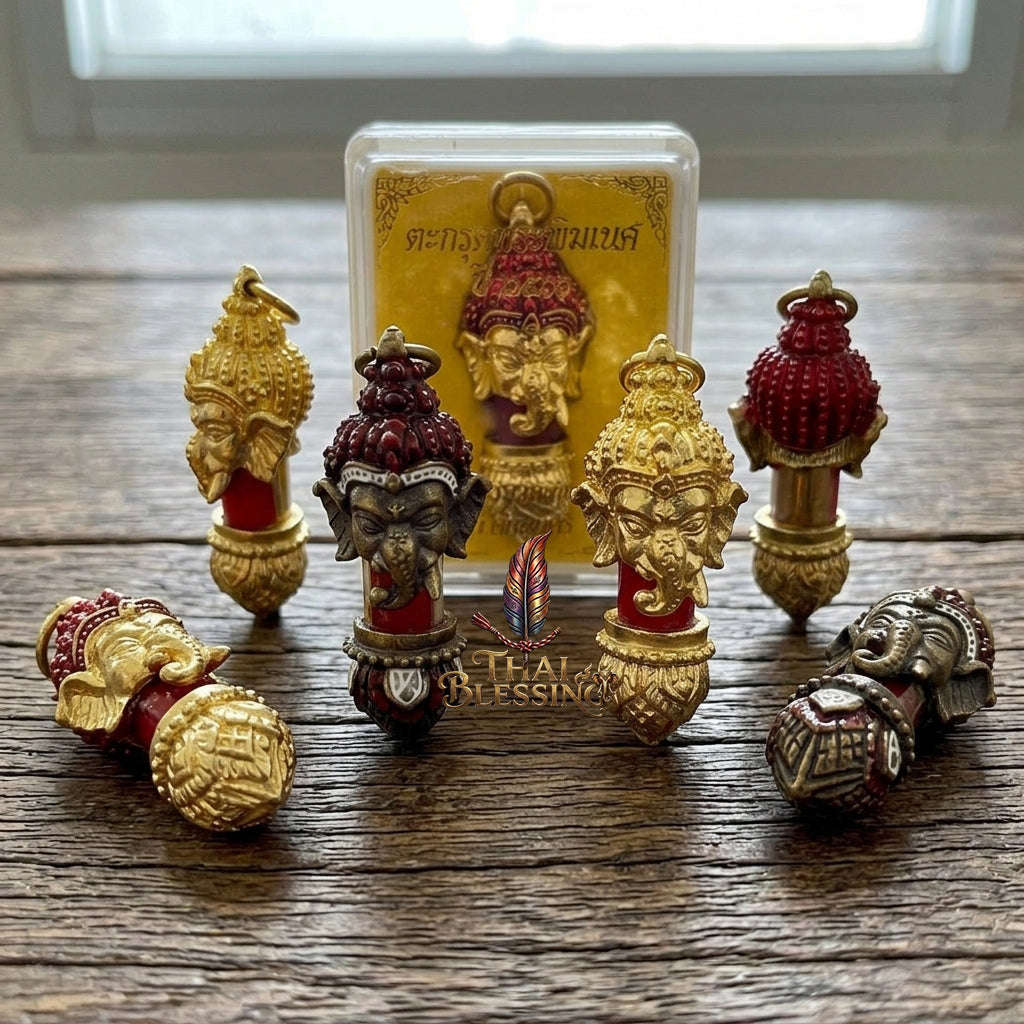 🔱 Takrut Phra Phikhanet (Embedded with Sacred Si Phueng & Yantra Plate): The Sovereign Destroyer of Obstacles & Grand Bestower of Success – The Ultimate Galactic Intelligence Matrix for Flawless Business Scaling & Omnipotent Trade Prosperity!
