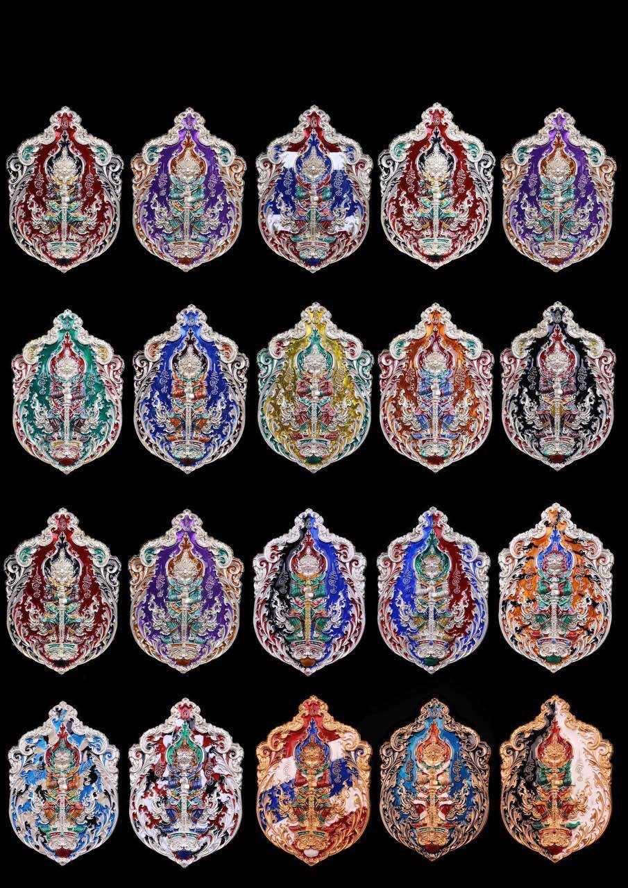 Tao Wessuwan Garuda Amulet - Dual Divine Ruler Medallion for Protection and Prosperity