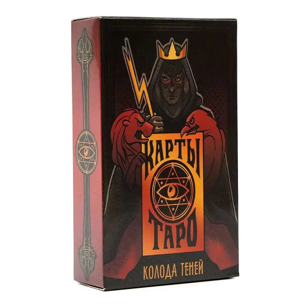 🃏 TAPO POI Tarot Deck – 78 Cards | Russian Edition | Healing from Ancestral Programs | Fate Divination & Multiplayer Board Game | Paper Instruction Guide Included | Family & Party Fun army green
