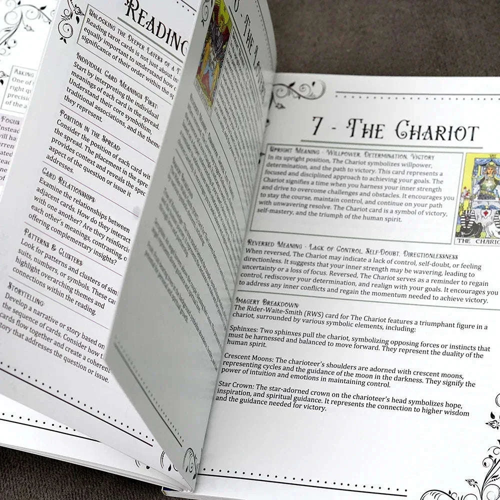 Tarot Beginner's Guide - 106 Pages of Card Meanings, Reading Spreads, and Cheat Sheets for Mastering Tarot