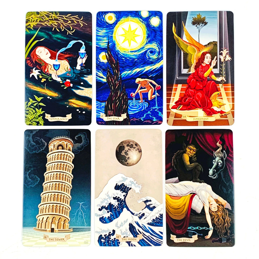 Tarot Cards Deck 78-Piece for Divination & Party Fun - Experience a Virtual Museum