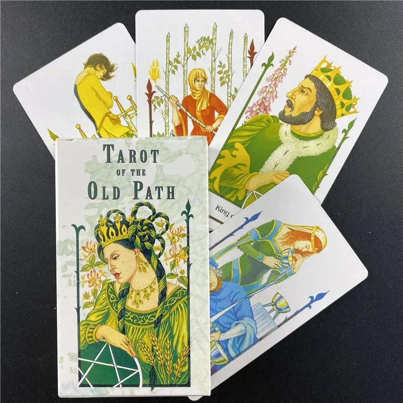🌿 Tarot of the Old Path Deck – 78 Cards | English Edition | Traditional & Insightful Divination | Family Party Board Game | Beginner Friendly