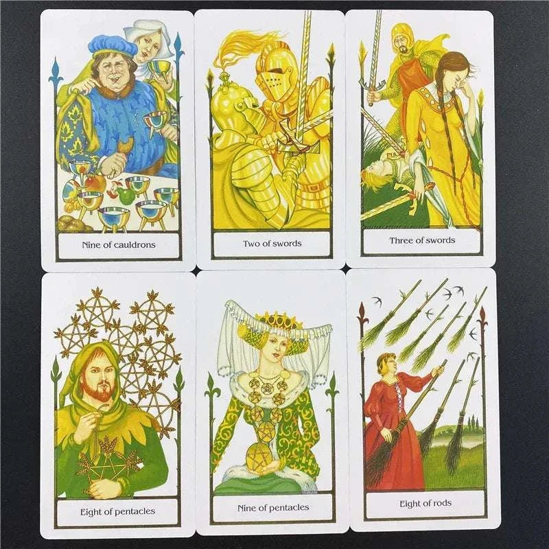 🌿 Tarot of the Old Path Deck – 78 Cards | English Edition | Traditional & Insightful Divination | Family Party Board Game | Beginner Friendly
