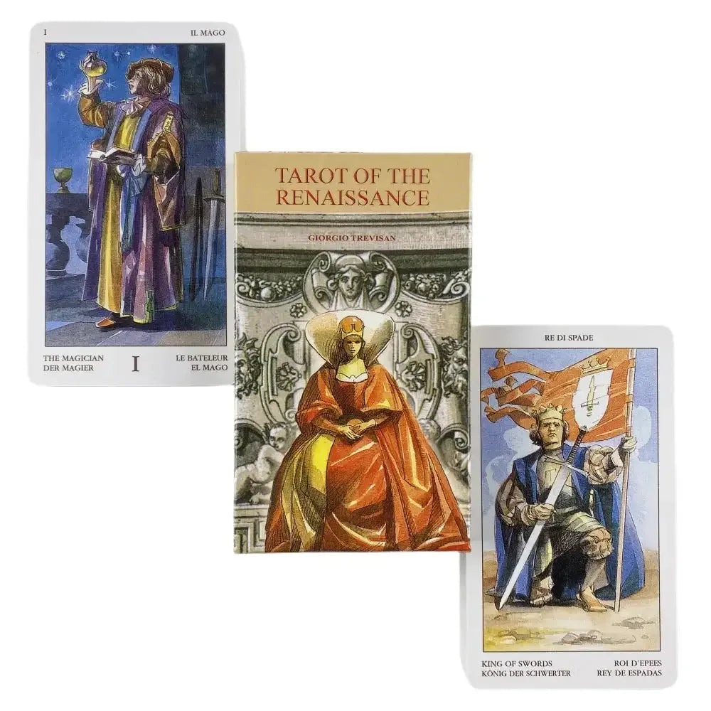 Renaissance Tarot Cards – Classic 78-Card Divination Deck with Sacred Blessings for Insight and Celebration