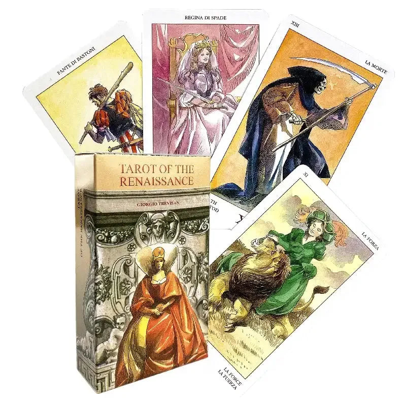 Renaissance Tarot Cards – Classic 78-Card Divination Deck with Sacred Blessings for Insight and Celebration