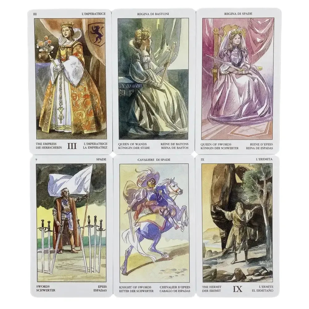 Renaissance Tarot Cards – Classic 78-Card Divination Deck with Sacred Blessings for Insight and Celebration
