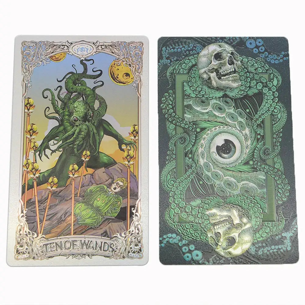 ✨ Plastic Rider-Waite Tarot Cards – 78 Durable, Waterproof PVC Cards with Sophisticated Gold Foil Print for Divination and Game Play
