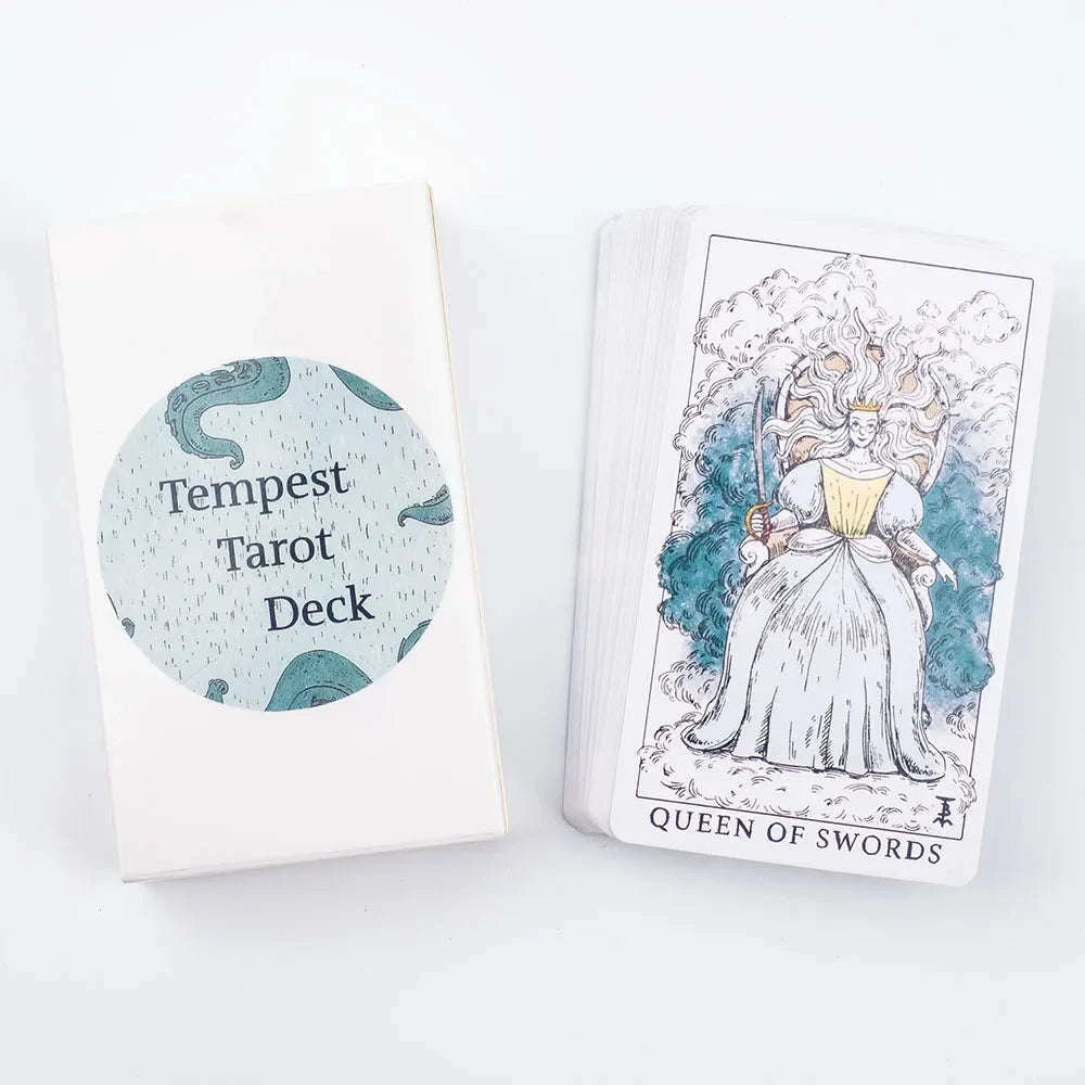 Tempest Tarot Deck - 78 Ocean-Inspired Cards with Guidebook for Beginners