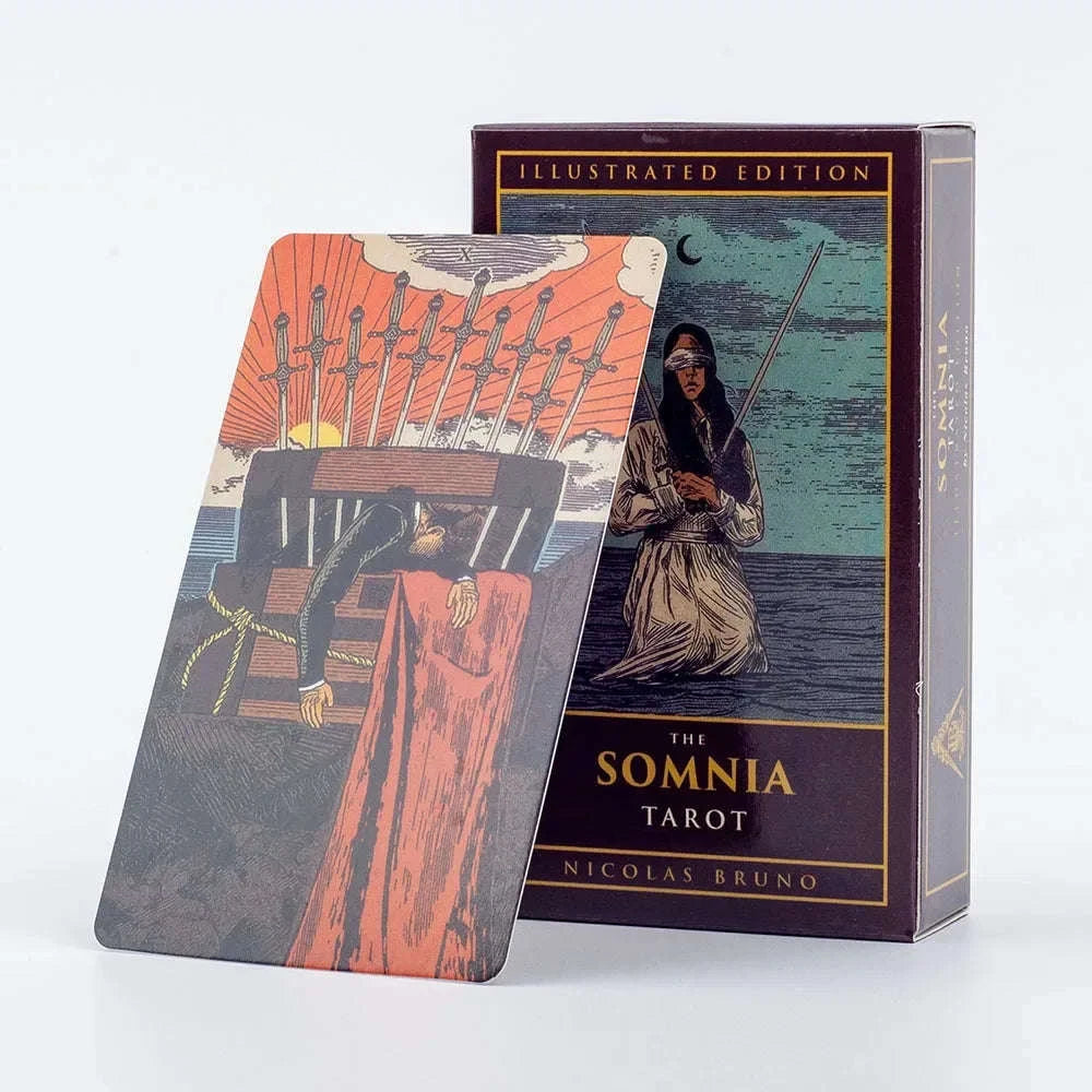 Tempest Tarot Deck – 78 Ocean-Themed Cards with Guidebook for Beginners and Divination TK18K