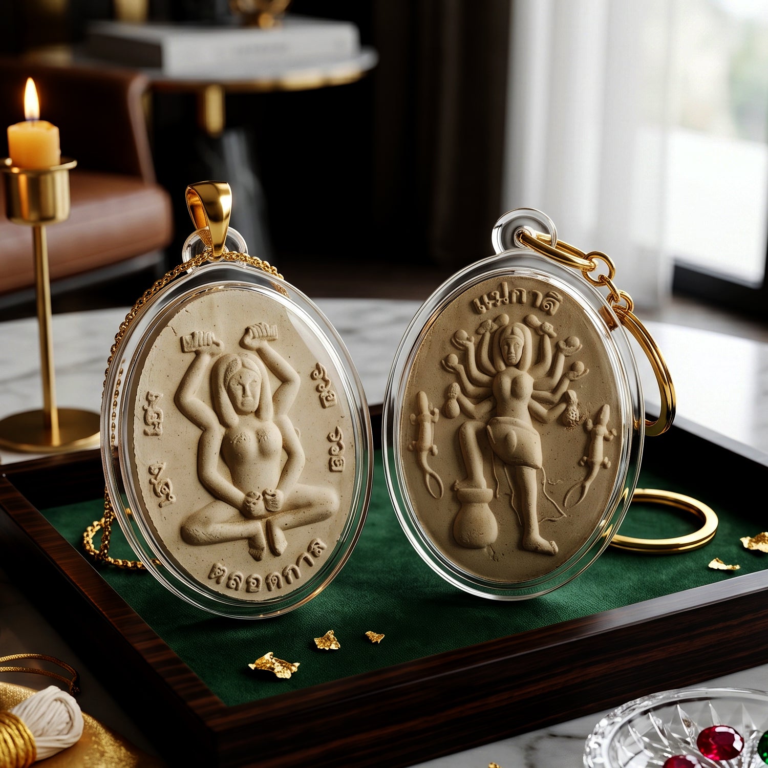 ✨🧘‍♂️🌀 Authentic Thai Amulet Sovereign Gravitational Core - Cosmic Inflow Regulator, Kruba Kampeng Vacuum Wealth Matrix