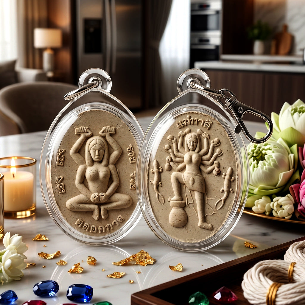 ✨🧘‍♂️🌀 Authentic Thai Amulet Sovereign Gravitational Core - Cosmic Inflow Regulator, Kruba Kampeng Vacuum Wealth Matrix