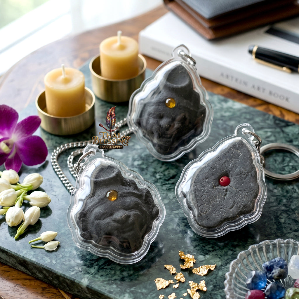 ✨🐅👑 Authentic Thai Amulet Apex Tiger-Ascetic Overlord - High-Density Bio-Mineral Persona Core, Pu Chao Saming Phrai Domination Matrix