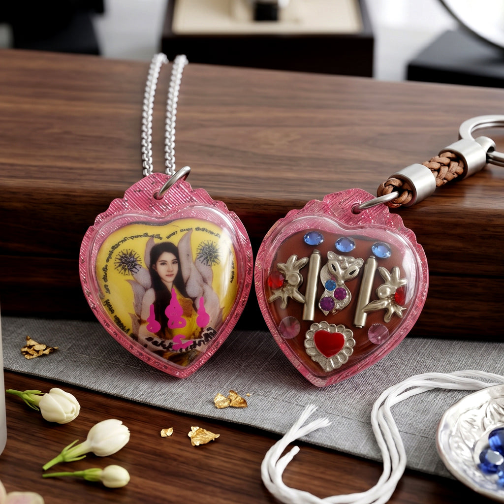 ✨🦊💎 Authentic Thai Amulet Nine-Tailed Fox Matrix - Radiant Social Fluidity Locket, Mae Ruesi Phakhinee Elite Conversion Node