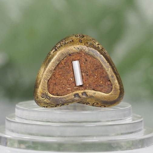 Phra Pidta “Miraculous Wealth” Edition – Satin Bell Metal – Luang Pho Yod, Wat Takroh (2022 Consecration) - Thai Blessing Co