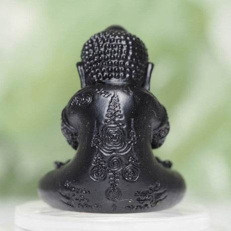 Phra Pidta “Miraculous Wealth” Edition – Black Nickel Alloy – Luang Pho Yod, Wat Takroh (2022 Consecration) - Thai Blessing Co