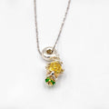 Lucky Four-Eared Deity Necklace for Wealth and Fortune Attraction Silver plated necklace