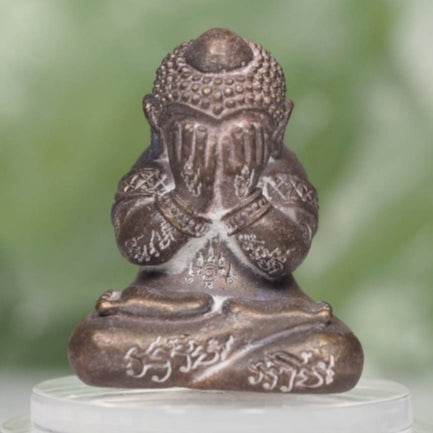 Phra Pidta “Miraculous Wealth” – Sacred Bronze Amulet by Luang Pho Yod, Wat Takro (999 pcs only) - Thai Blessing Co