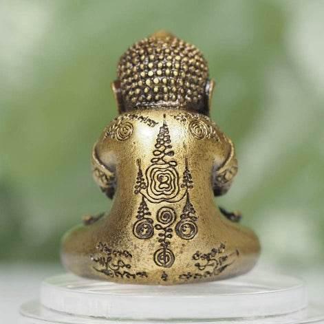 Phra Pidta Miraculous Wealth Satin Bell Metal Luang Pho Yod Wat Takroh 2022 Edition