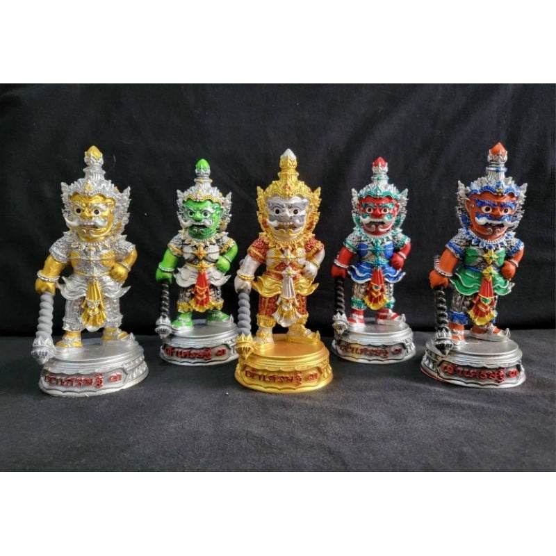 Thai Wealth Blessing Statue Limited Edition Set for Prosperity and Abundance Decor - Elevate Your Space