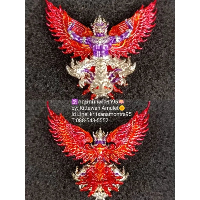 🦅 GARUDA: SRI BODHISATTA 🌊 The Majesty of the South: Elevate Your Authority and Prosperity with the Sacred Bodhisattva Garuda Lowercase 3.2 x 3 cm