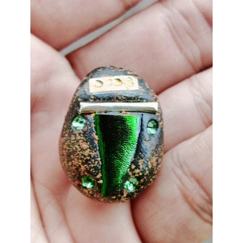 🐚 “Millionaire Wish-Granting Cowrie Shell” – All‑Purpose Wealth & Protection Amulet by Luang Pu Khamphuang (Wang Sai Samakkhi Tham Temple, Sa Kaeo, Thailand)