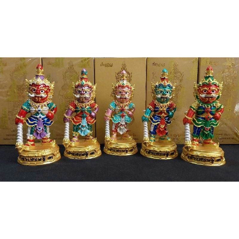 Thai Wealth Blessing Statue Limited Edition Set for Prosperity and Abundance Decor - Elevate Your Space