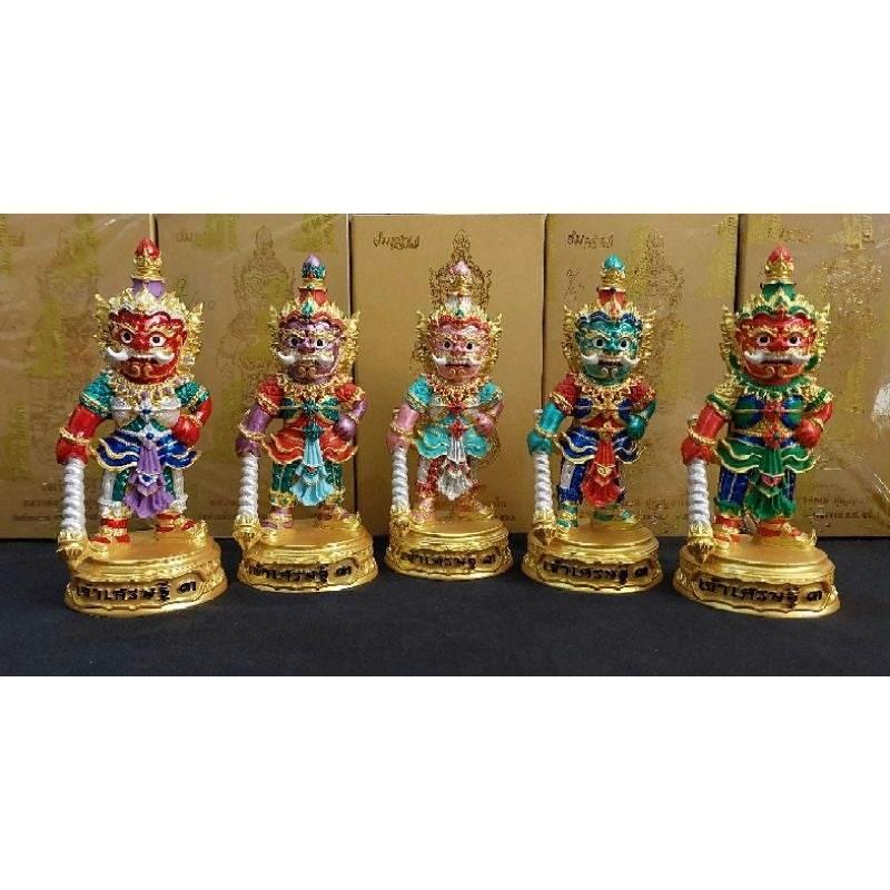 Thai Wealth Blessing Statue Limited Edition Set for Prosperity and Abundance Decor - Elevate Your Space