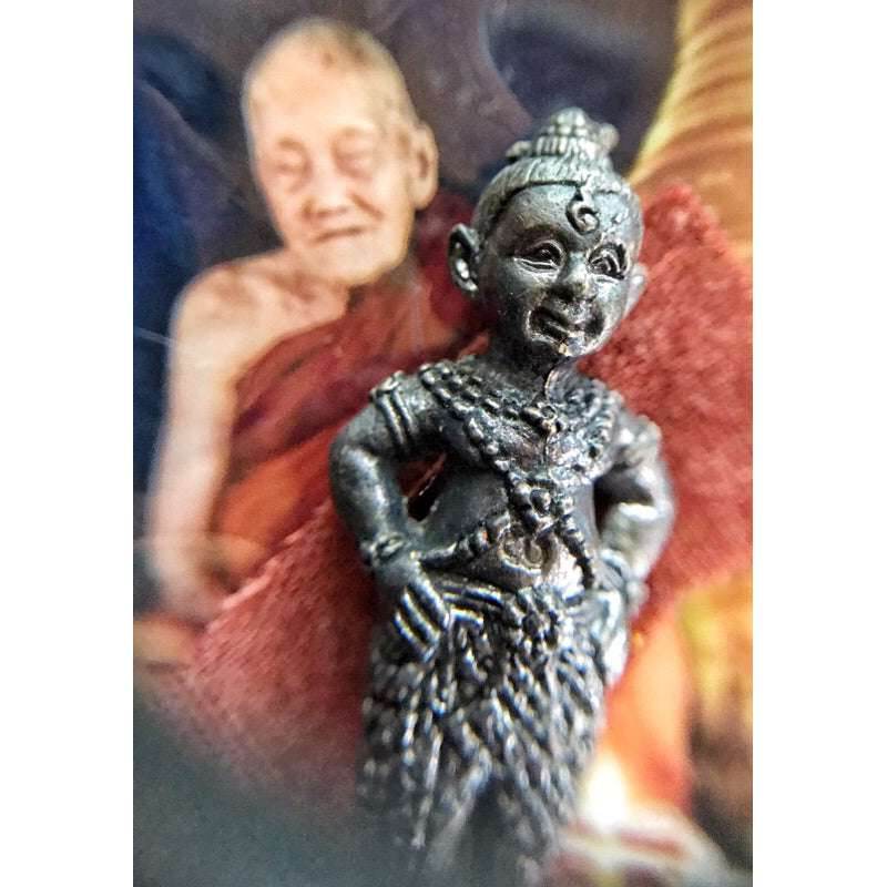 Kuman Thong “Jao Yod” First Edition – Prosperity &amp; Success Amulet by Luang Pu Tujao Pa (112 Years Old Master) - Thai Blessing Co