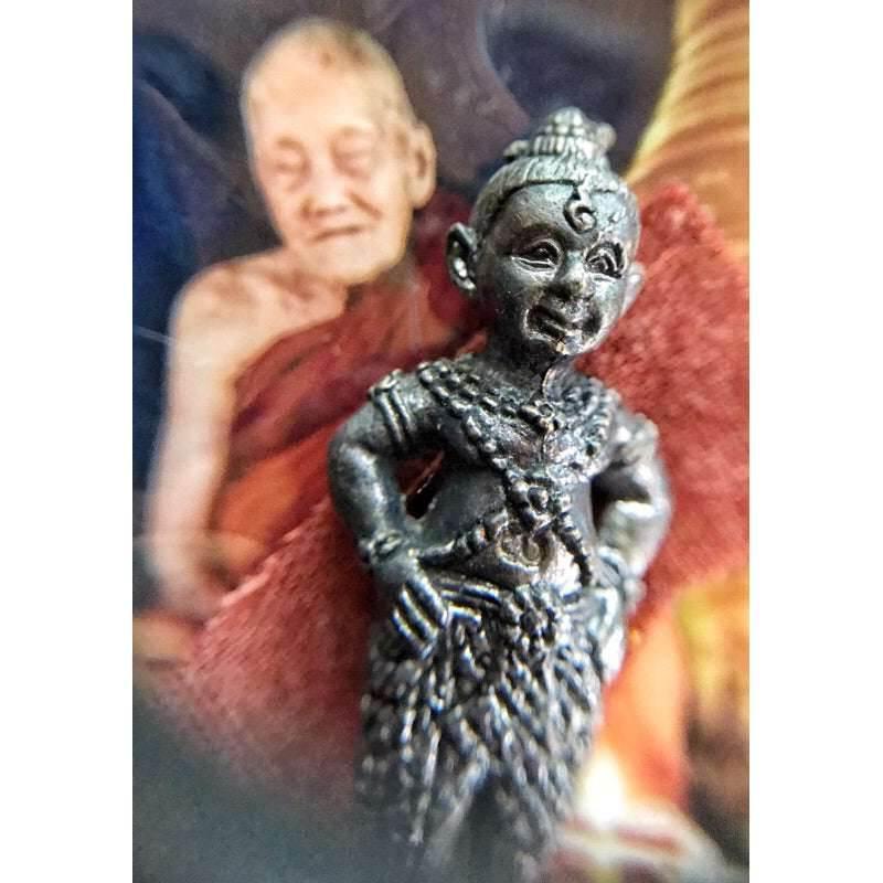 Kuman Thong Amulet by Luang Pu Tujao Pa - First Edition Jao Yod for Prosperity & Success Default Title
