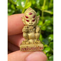 Si Hu Ha Ta Thep In Plang Gold Sandblasted Alloy Lamp - Plang Gold Sandblasted Alloy LP Klin Lampang BE 2566 Four Ears Five Eyes Setthi Nam Chok Edition Default Title
