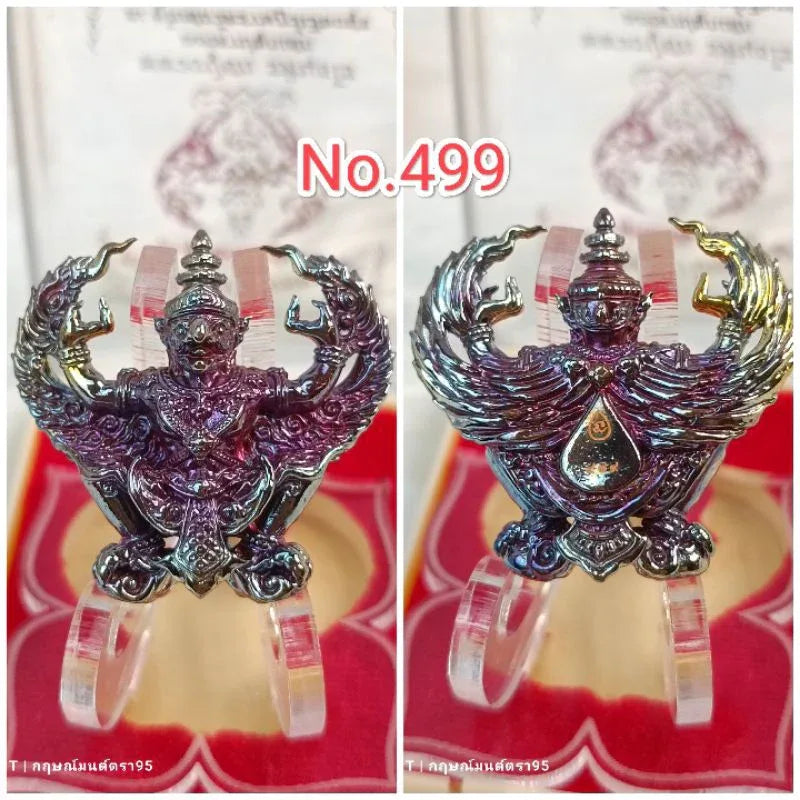 Garuda Amulet Maha Phokasap Suren Chit First Edition Sacred Wealth Authority Talisman by Luang Pu Hok